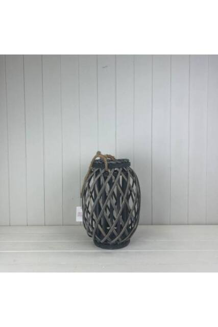 KDMD Grey Timeless Cosy Wicker Lantern - image 1
