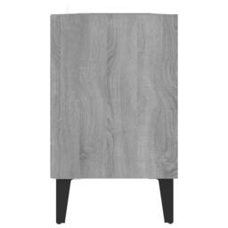 Berkfield Home TV Cabinet with Metal Legs Grey Sonoma 103.5x30x50 cm - thumbnail 5