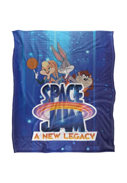 Warner Brothers Space Jam 2 Silky Touch Super Soft Throw Blanket 152x127cm in White - Size: 152x127 cm - image 1