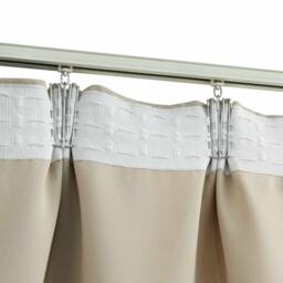Berkfield Home Blackout Curtains with Hooks 2 pcs Beige 140x175 cm - thumbnail 3