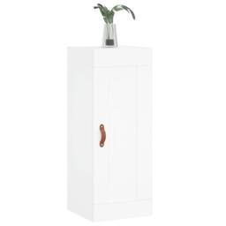 Berkfield Home Wall Mounted Cabinet White 34.5x34x90 cm Engineered Wood - thumbnail 4