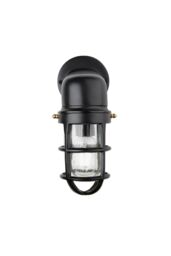 Industville Bulkhead Outdoor & Bathroom Sconce Wall Light - 12 Inch in Black - thumbnail 2