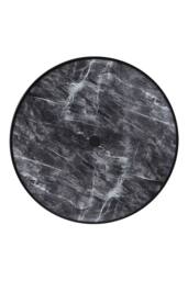 Living and Home Garden Round Tempered Glass Marble Coffee Table - thumbnail 6