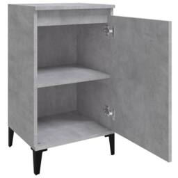Berkfield Home Modern Bedside Cabinet Concrete Grey 40x35x70 cm Engineered Wood - Size: 40 x 35 x 70 cm - thumbnail 6