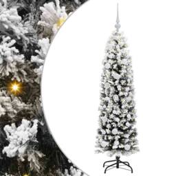 Berkfield Home Artificial Christmas Tree with 150 LEDs with Stand Green 150 cm - thumbnail 2