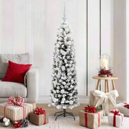 Berkfield Home Artificial Christmas Tree with 150 LEDs with Stand Green 150 cm - thumbnail 1