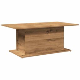 Berkfield Home Coffee Table Artisan Oak 102x55.5x40 cm Engineered Wood in Brown - thumbnail 2