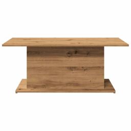 Berkfield Home Coffee Table Artisan Oak 102x55.5x40 cm Engineered Wood in Brown - thumbnail 4
