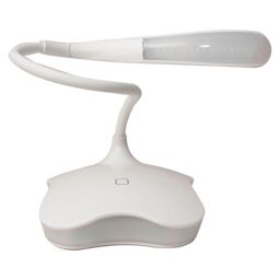 mysmartbuy LED Touch Control Desk Lamp with Nightlight - USB or Battery Powered Bedside Light with Flexible Neck & 3 Brightness Settings in White - thumbnail 3