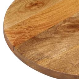 Berkfield Home Table Top 110x50x2.5 cm Oval Solid Wood Mango in Brown - thumbnail 6
