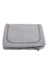 Living and Home Metal Frame Fabric Storage Box Clothes Organizer with Window in Grey - Size: Medium - thumbnail 6