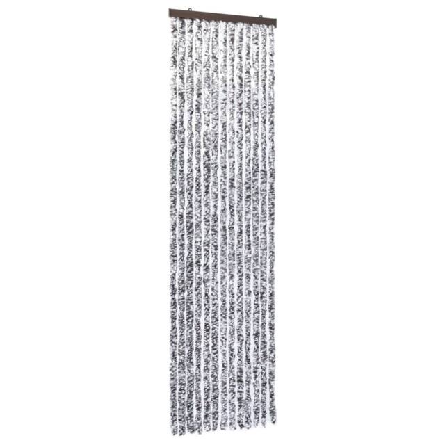 Berkfield Home Insect Curtain Brown & Beige 56x185 cm Chenille - image 1