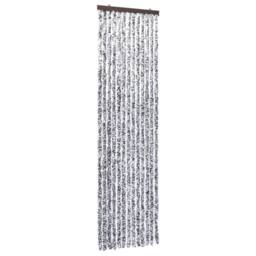 Berkfield Home Insect Curtain Brown & Beige 56x185 cm Chenille - thumbnail 1