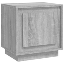 Berkfield Home Bedside Cabinet Grey Sonoma 44x35x45 cm Engineered Wood - Size: 44 x 35 x 45 cm - thumbnail 2