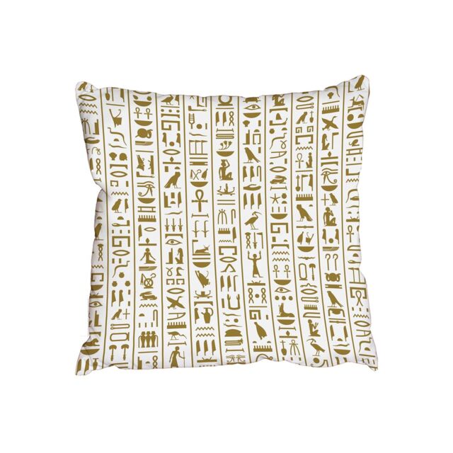 Benjamin Tate Design Cushions - Ancient Egyptian Hieroglyphs cushion (Cushion)