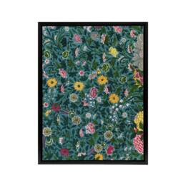 "Artery8 Owen Jones Colourful Chinese Botanical Pattern Framed Canvas Art Print - Size: W12"" x H16""" - thumbnail 1
