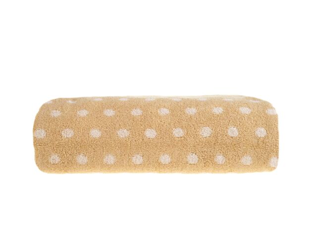 Allure Bath Fashions Polka Dot Patterned Towels - Stone - image 1