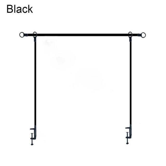 FLAVORA Adjustable Metal Backdrop Support Stand in Black - Size: 0.6m2 - image 1