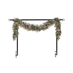 FLAVORA Adjustable Metal Backdrop Support Stand in Black - Size: 0.6m2 - thumbnail 3
