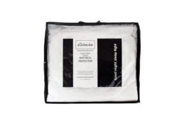 die zudecke Luxury Cotton Quilted Mattress Protector in White - Size: Single - thumbnail 2