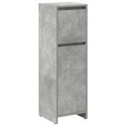 Berkfield Home 4 Piece Bathroom Furniture Set Concrete Grey Engineered Wood - thumbnail 6
