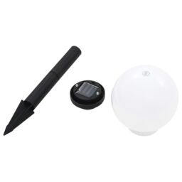 Berkfield Home Outdoor Solar Lamps 6 pcs LED Spherical 20 cm RGB in White - thumbnail 6