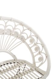 Orsina Manado Natural Rattan Chair in White - thumbnail 5