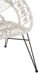Orsina Manado Natural Rattan Chair in White - thumbnail 6