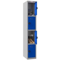 Phoenix Safe Company Personal Locker Grey/Blue with Combination Lock, PL1430GBC, 60.5L in Blue - Size: 180 cm x 100 cm - thumbnail 2