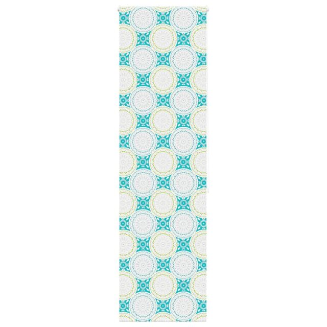 Berkfield Home Shower Roller Blind 80x240 cm Fabric Width 76 cm in Blue - image 1