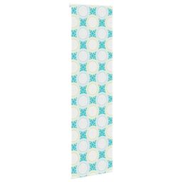 Berkfield Home Shower Roller Blind 80x240 cm Fabric Width 76 cm in Blue - thumbnail 3