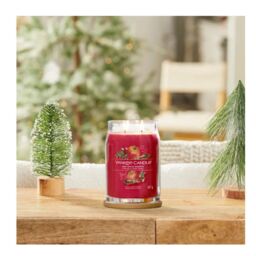 YANKEE CANDLE Signature Red Apple Wreath Large Jar Red 567g - thumbnail 3