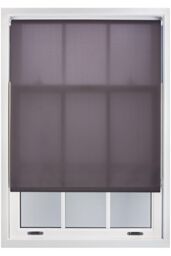 Furnished Dark Grey Daylight Roller Blinds - Trimmable Window Shade - Size: 175 cm width x 210 cm drop