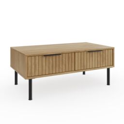 GFW Nervata Coffee Table in Light Oak - thumbnail 3