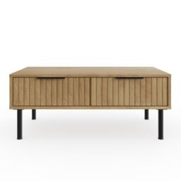GFW Nervata Coffee Table in Light Oak - thumbnail 2