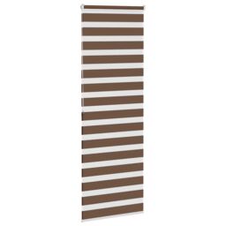Berkfield Home Zebra Blind Brown 75x200 cm Fabric Width 70.9 cm Polyester - thumbnail 4