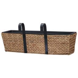 Berkfield Home Garden Planters 2 pcs Water Hyacinth in Brown - thumbnail 7