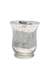 KDMD Medium Shiny Speckle Silver Hurricane Vase 2 Pack - thumbnail 5