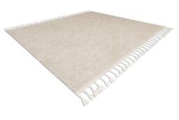 RugsX Berber Rug in Yellow - Size: 120 cm x 120 cm - thumbnail 4