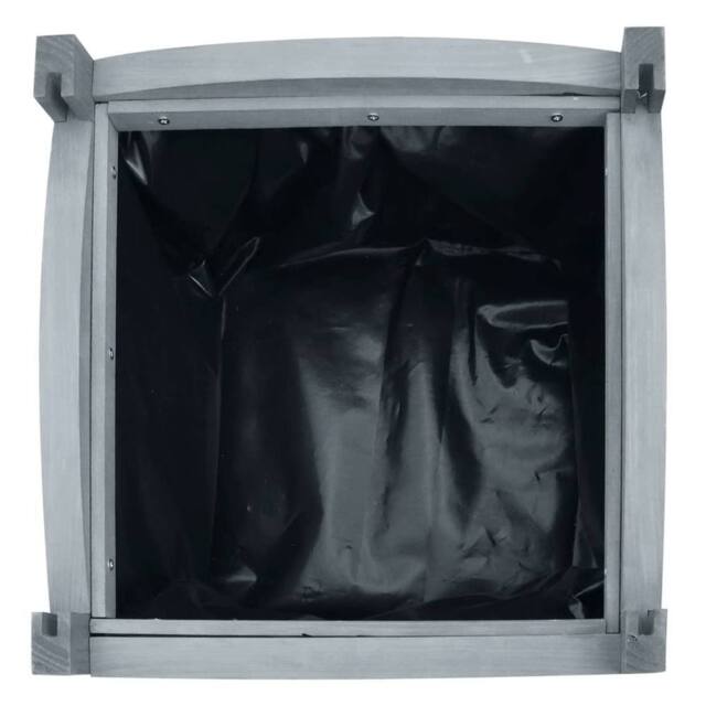 Berkfield Home Garden Raised Beds 2 pcs 30x30x30 cm Solid Firwood in Grey - Size: 30 x 30 x 30 cm - image 1