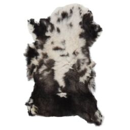 Berkfield Home Sheep Leather Mixed Colour 70x100 cm - thumbnail 1
