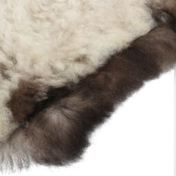 Berkfield Home Sheep Leather Mixed Colour 70x100 cm - thumbnail 4