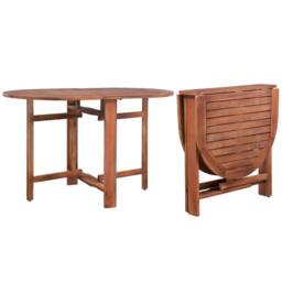 Berkfield Home Garden Table 120x70x74 cm Solid Acacia Wood in Brown - Size: 120 x 70 x 74 cm