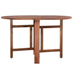 Berkfield Home Garden Table 120x70x74 cm Solid Acacia Wood in Brown - Size: 120 x 70 x 74 cm - thumbnail 3