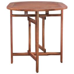 Berkfield Home Garden Table 120x70x74 cm Solid Acacia Wood in Brown - Size: 120 x 70 x 74 cm - thumbnail 4