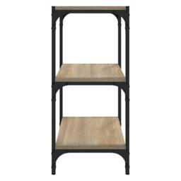 Berkfield Home Book Cabinet Sonoma Oak 40x33x70.5 cm Engineered Wood & Steel in Brown - thumbnail 6