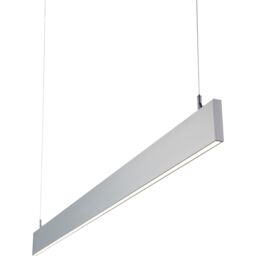 Loops 2 PACK Slim Commercial Suspension Light - 1500mm x 20mm - 40W Cool White LED - thumbnail 3