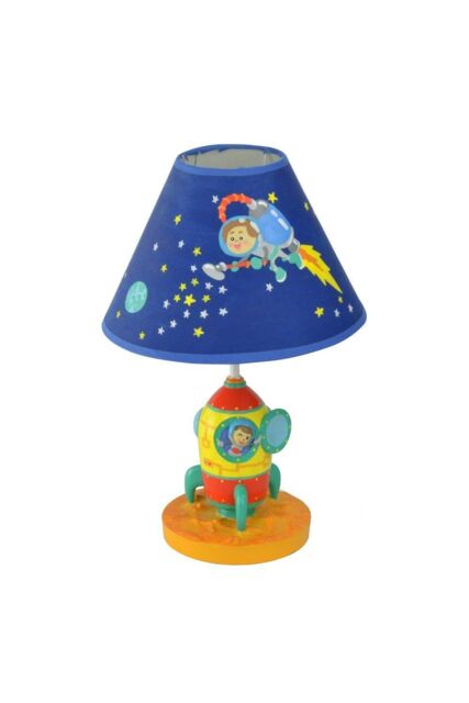 Teamson Kids Fantasy Fields Outer Space Bedside Led Night Light Table Lamp in Blue - image 1