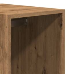 Berkfield Home Wardrobe Artisian Oak 30x50x200 cm Engineered Wood in Brown - Size: 30 x 50 x 200 cm - thumbnail 8