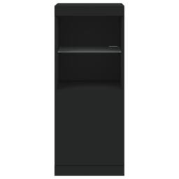 Berkfield Home Sideboard with LED Lights Black 41x37x100 cm - Size: 41 x 37 x 100 cm - thumbnail 6